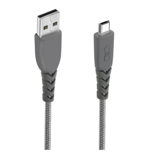 Force Power Câble Micro-USB/USB Smartphone/Tablette Charge/Synchro Renforcé 2m