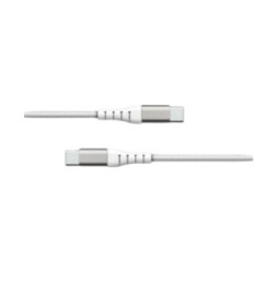 Force Power Câble Renforcé USB C / USB C 3A 60W Résistant à 12 000 Flexions 1.2m Blanc