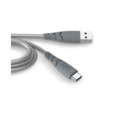 Force Power Câble Ultra-renforcé USB A/USB C 2m 3A Gris Gris