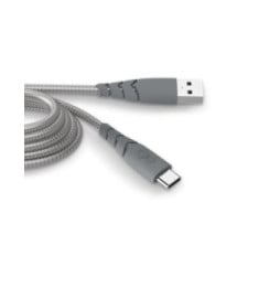 Force Power Câble Ultra-renforcé USB A/USB C 3m - 3A Gris