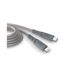 Force Power Câble Ultra-renforcé USB C/Lightning 3m - 3A Gris