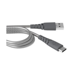 Force Power Câble USB/USB-C Gris - 1.2m