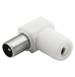 Force Power Fiche TV Coaxial 9.52mm Coudée Mâle...