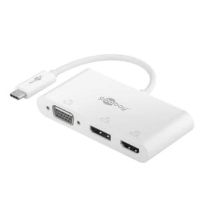 Goobay adaptateur USB 3.1 type C vers HDMI + DP...