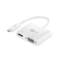 Goobay adaptateur USB 3.1 type C vers HDMI + VGA