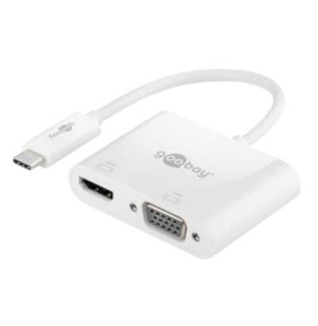 Goobay adaptateur USB 3.1 type C vers HDMI + VGA