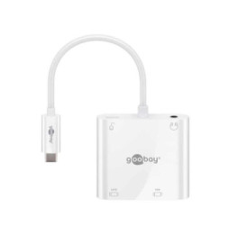 Goobay adaptateur USB 3.1 type C vers HDMI + VGA + PD100W