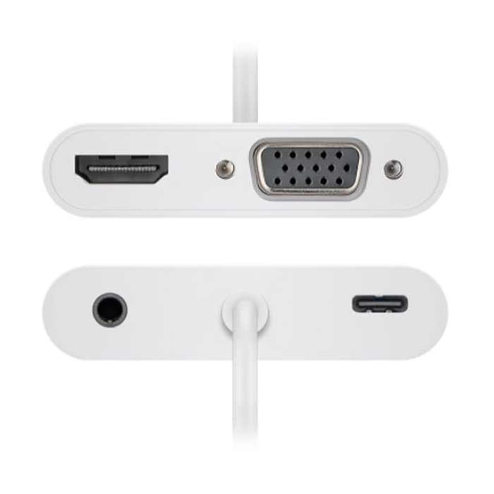 Goobay adaptateur USB 3.1 type C vers HDMI + VGA + PD100W — image 3