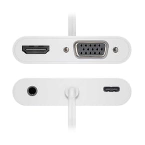 Goobay adaptateur USB 3.1 type C vers HDMI + VGA + PD100W — image 3