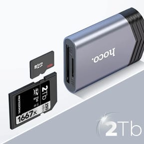 Hoko Lecteur Carte Hoco pour iPhone et iPad - Carte SD + micro SD (2TB) — image 3