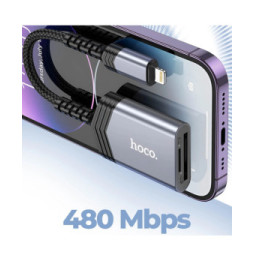 Hoko Lecteur Carte Hoco pour iPhone et iPad - Carte SD + micro SD (2TB)