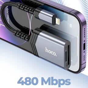 Hoko Lecteur Carte Hoco pour iPhone et iPad - Carte SD + micro SD (2TB) — image 4