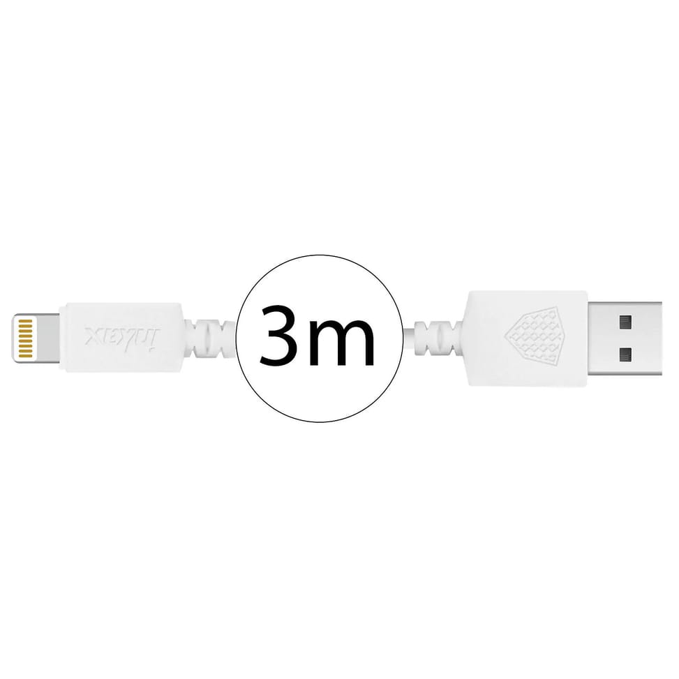 Inkax Câble Lightning 3m Câble USB vers Lightning Charge Synchronisation 2.1A — image 4