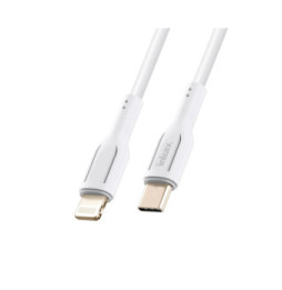 Inkax Câble pour iPhone USB C vers Lightning 27W Recharge Rapide Blanc
