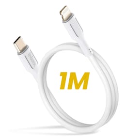 Inkax Câble pour iPhone USB C vers Lightning 27W Recharge Rapide Blanc — image 4