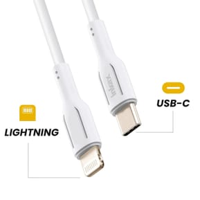 Inkax Câble pour iPhone USB C vers Lightning 27W Recharge Rapide Blanc — image 5