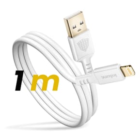 Inkax Câble pour iPhone USB vers Lightning Recharge Rapide Blanc — image 3