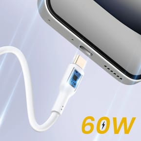 Inkax Câble USB C vers USB C 60W Recharge Rapide Blanc — image 3