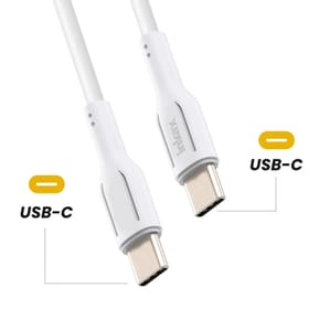 Inkax Câble USB C vers USB C 60W Recharge Rapide Blanc — image 5
