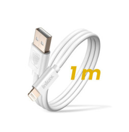 Inkax Câble USB vers Lightning Recharge et Synchronisation Rapide Blanc