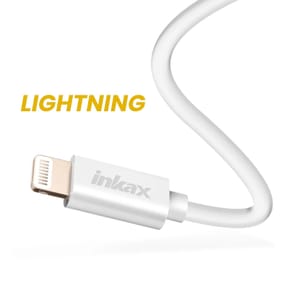 Inkax Câble USB vers Lightning Recharge et Synchronisation Rapide Blanc — image 5