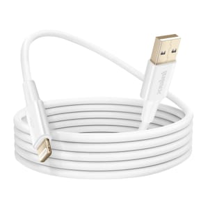 Inkax Câble USB vers Lightning Recharge et Synchronisation Rapide Blanc