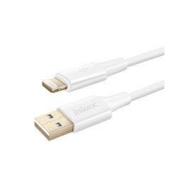 Inkax Câble USB vers Lightning Recharge et Synchronisation Rapide Blanc