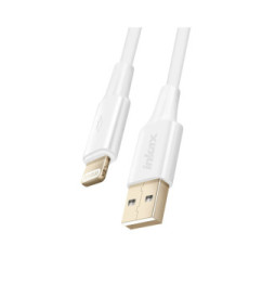 Inkax Câble USB vers Lightning Recharge et Synchronisation Rapide Blanc