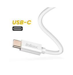 Inkax Câble USB vers USB C Recharge et Synchronisation 1m Blanc