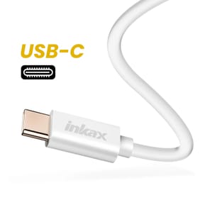 Inkax Câble USB vers USB C Recharge et Synchronisation 1m Blanc — image 5