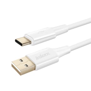 Inkax Câble USB vers USB C Recharge et Synchronisation 2m Blanc — image 2