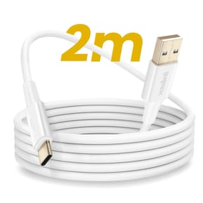 Inkax Câble USB vers USB C Recharge et Synchronisation 2m Blanc — image 3