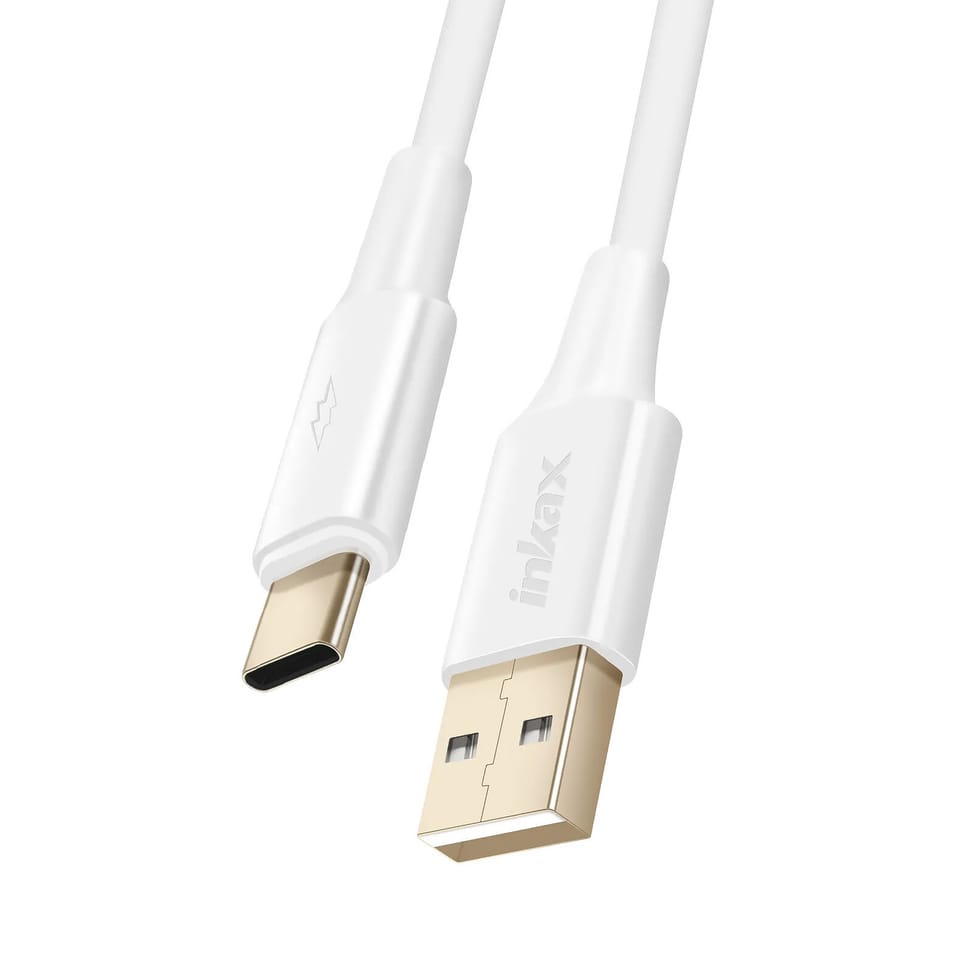 Inkax Câble USB vers USB C Recharge et Synchronisation 2m Blanc — image 5