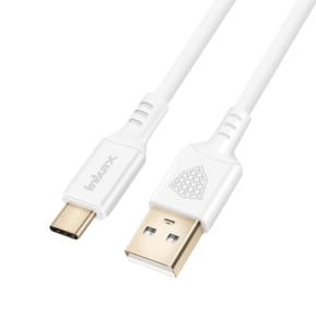 Inkax Câble USB vers USB C Recharge et Synchronisation Rapide Blanc