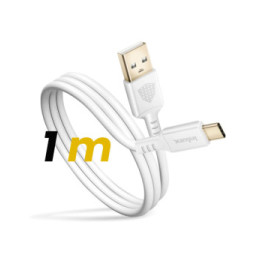 Inkax Câble USB vers USB C Recharge et Synchronisation Rapide Blanc
