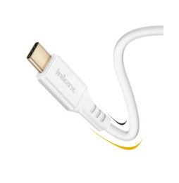 Inkax Câble USB vers USB C Recharge et Synchronisation Rapide Blanc