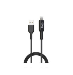 Jaym Câble de Charge et Synchronisation de donnée USB vers Lightning MFI 2,4A 1M Noir