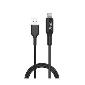 Jaym Câble de Charge et Synchronisation de donnée USB vers Lightning MFI 2,4A 1M Noir — image 2