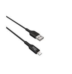 Jaym Câble de Charge et Synchronisation de donnée USB vers Lightning MFI 2,4A 1M Noir