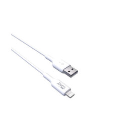 Jaym Câble de Charge et Synchronisation de donnée USB vers Lightning MFI 2,4A 2M Blanc
