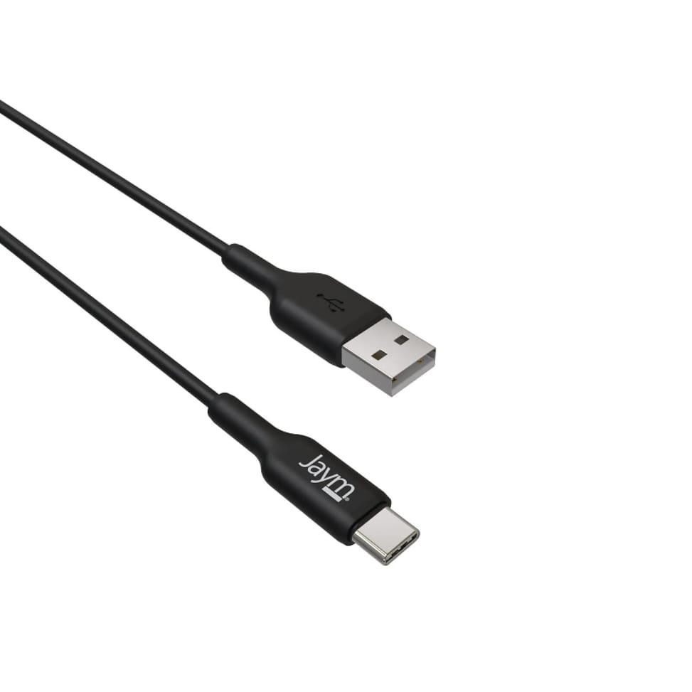 Jaym Câble de Charge et Synchronisation de donnée USB vers Type-C 2,4A 1M Noir — image 2
