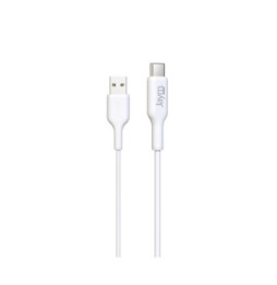 Jaym Câble de Charge et Synchronisation de donnée USB vers Type-C 2,4A 2M Blanc