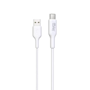 Jaym Câble de Charge et Synchronisation de donnée USB vers Type-C 2,4A 2M Blanc