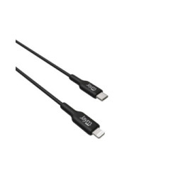 Jaym Câble de Charge et Synchronisation de donnée USB-C / Lightning MFI PD 3.0 3A 1M Noir