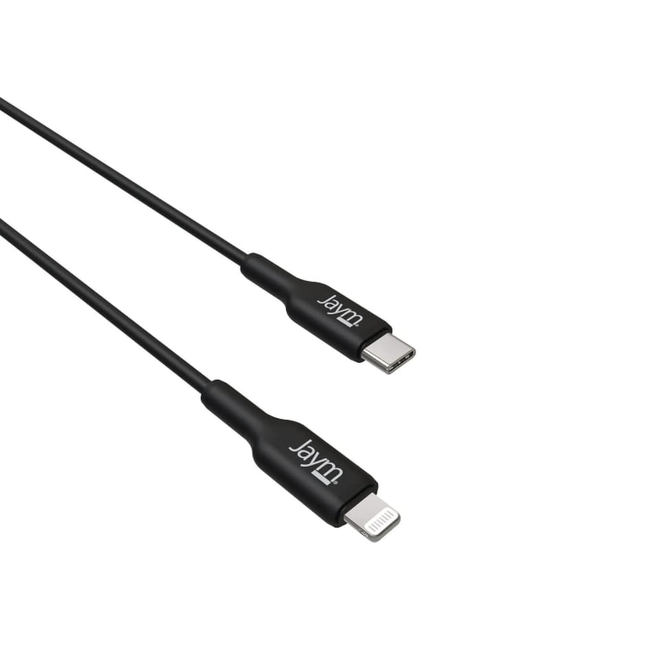 Jaym Câble de Charge et Synchronisation de donnée USB-C / Lightning MFI PD 3.0 3A 1M Noir — image 2