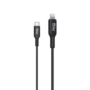 Jaym Câble de Charge et Synchronisation de donnée USB-C / Lightning MFI PD 3.0 3A 1M Noir — image 3