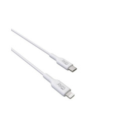 Jaym Câble de Charge et Synchronisation de donnée USB-C / Lightning MFI PD 3.0 3A 2M Blanc