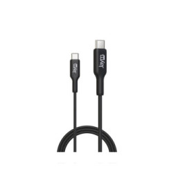 Jaym Câble de Charge et Synchronisation de donnée USB-C Vers USB-C PD 3.0 3A 1M Noir