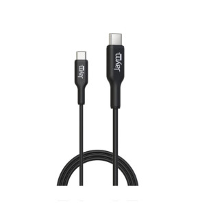 Jaym Câble de Charge et Synchronisation de donnée USB-C Vers USB-C PD 3.0 3A 1M Noir
