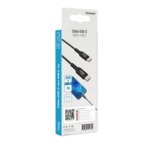 Jaym Câble de Charge et Synchronisation de donnée USB-C Vers USB-C PD 3.0 3A 1M Noir — image 5